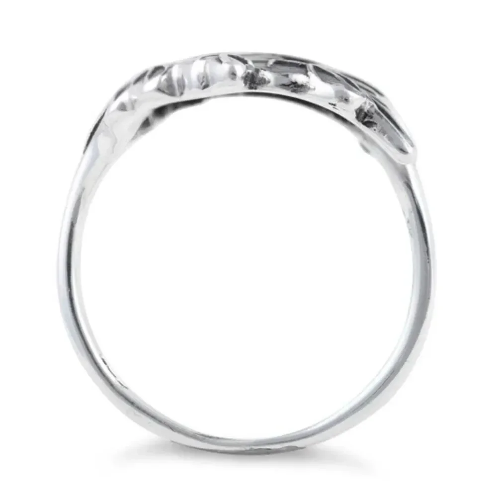 Sterling Silver Oak Leaf Ring – Nature Fall Elegance New